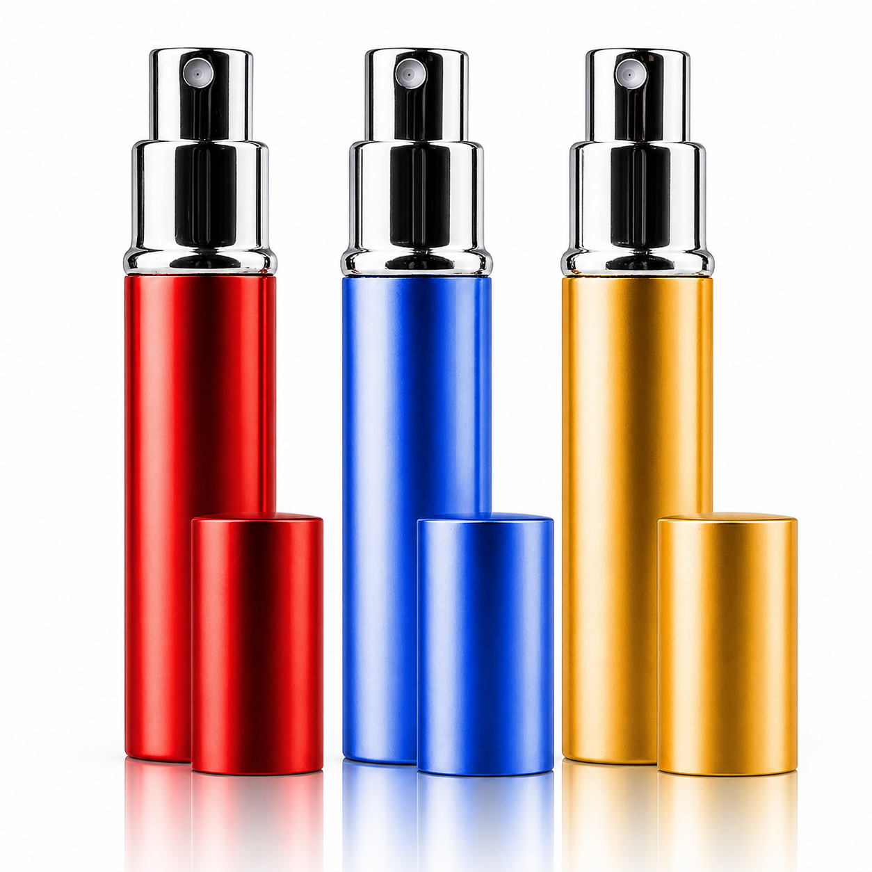 szklana fiolka z atomizerem do odlewki perfum